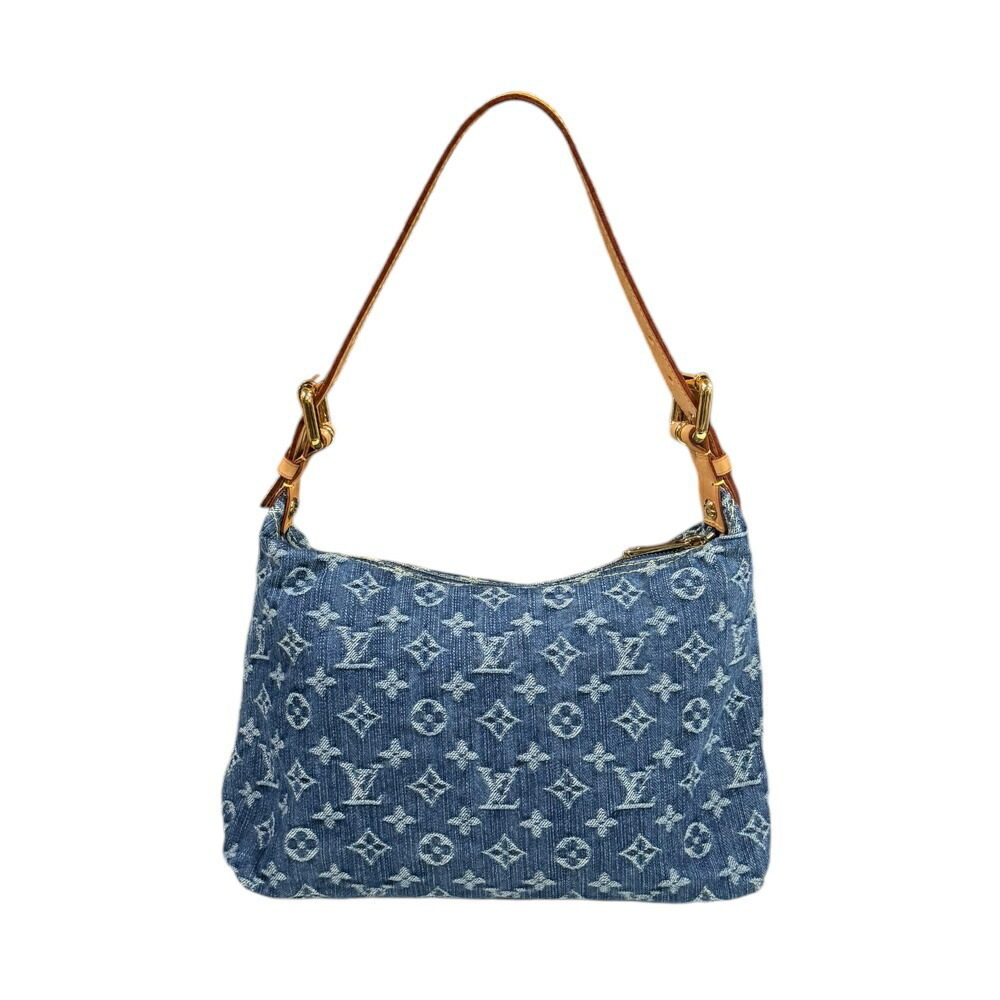 Louis Vuitton Baggy PM Monogram Denim Shoulder Bag Blue - Picture 3 of 9